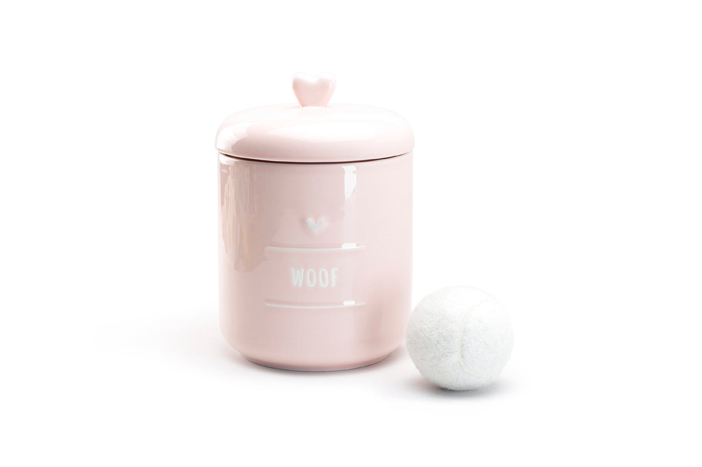 Fido's Diner Woof Pink Treat Jar