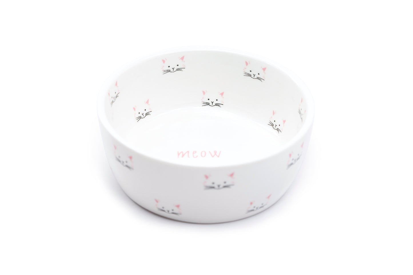 Fido's Diner 5" Ceramic Cat Meow Bowl