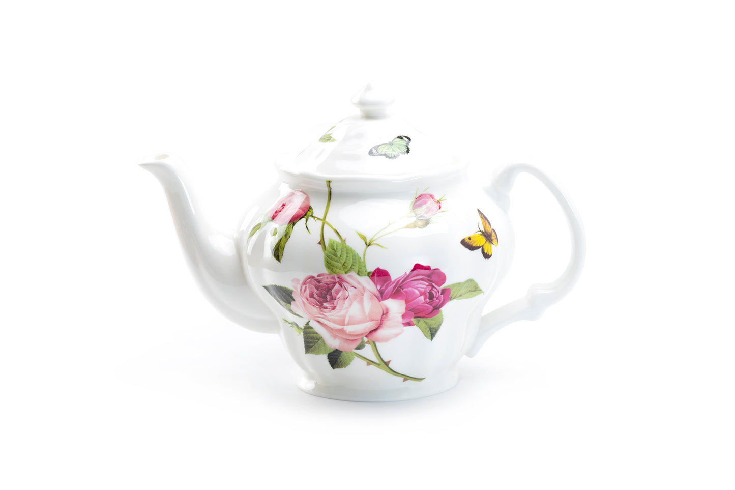 Stechcol Gracie Bone China Kensington Pink Rose Bone China Teapot