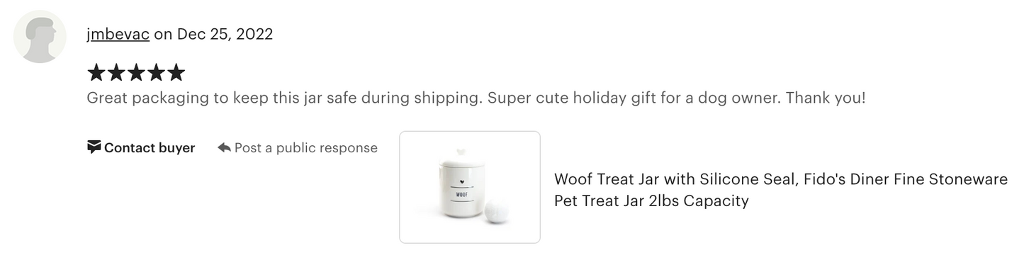 Woof Treat Jar