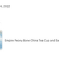 Empire Peony Bone China Tea Cup and Saucer