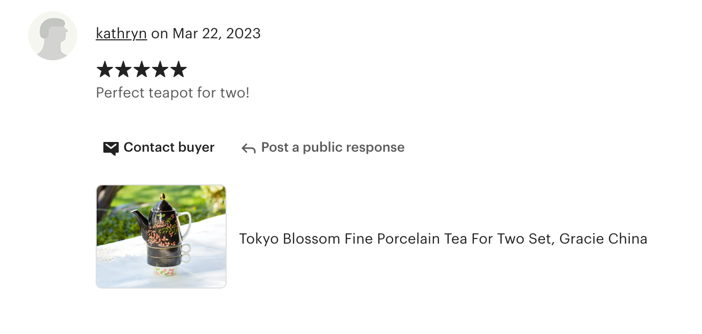 Tokyo Blossom Fine Porcelain Tea For Two Set