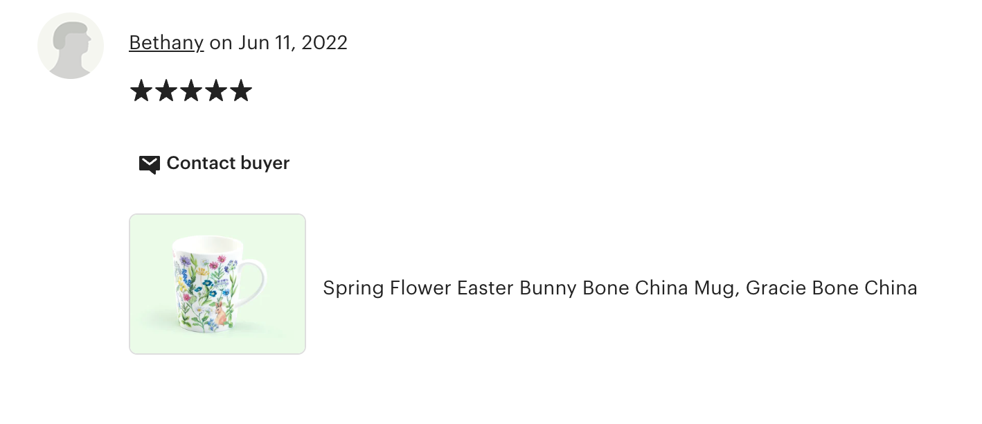 Bunny Meadow Bone China Mug