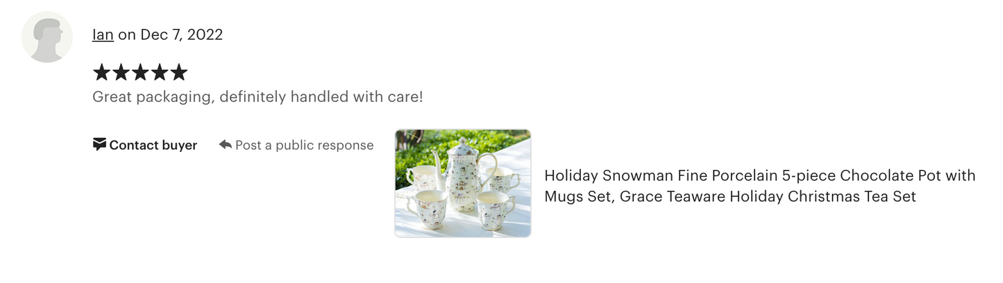 Holiday Snowmen Chocolate Pot with Mugs Set