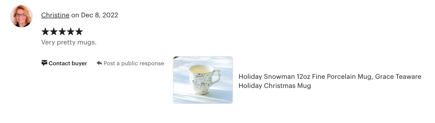 Holiday Snowman Mug