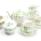 Grace Teaware Shamrock Fine Porcelain 11-Piece Tea Set