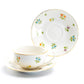 Grace Teaware Spring Floral Fine Porcelain Tea Cup and Saucer