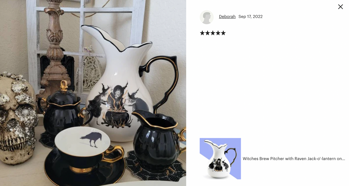 Halloween Witches Brew Pitcher