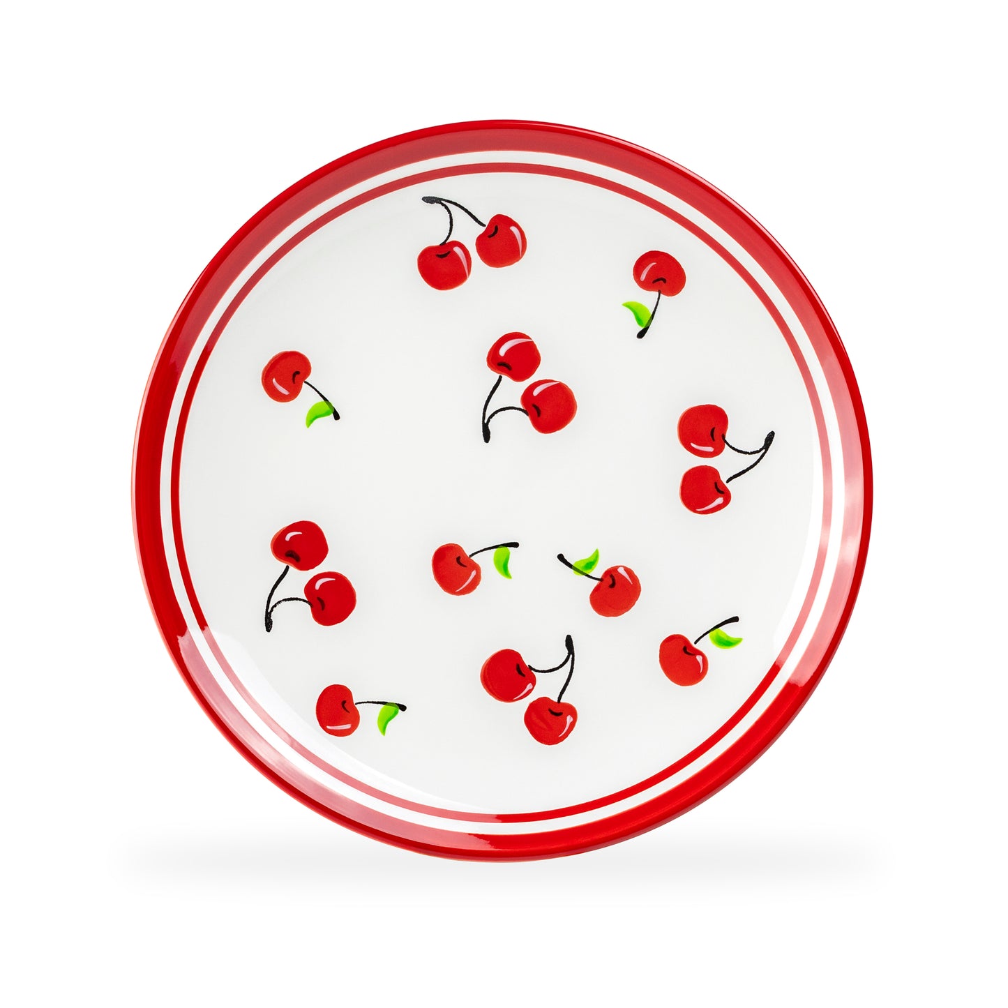 10.5" Red Cherry Plate