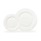 White Lace Embossed Fine Porcelain Dessert/Dinner Plate