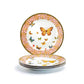 Butterflies with Pink Ornament Fine Porcelain Dessert/Dinner Plate