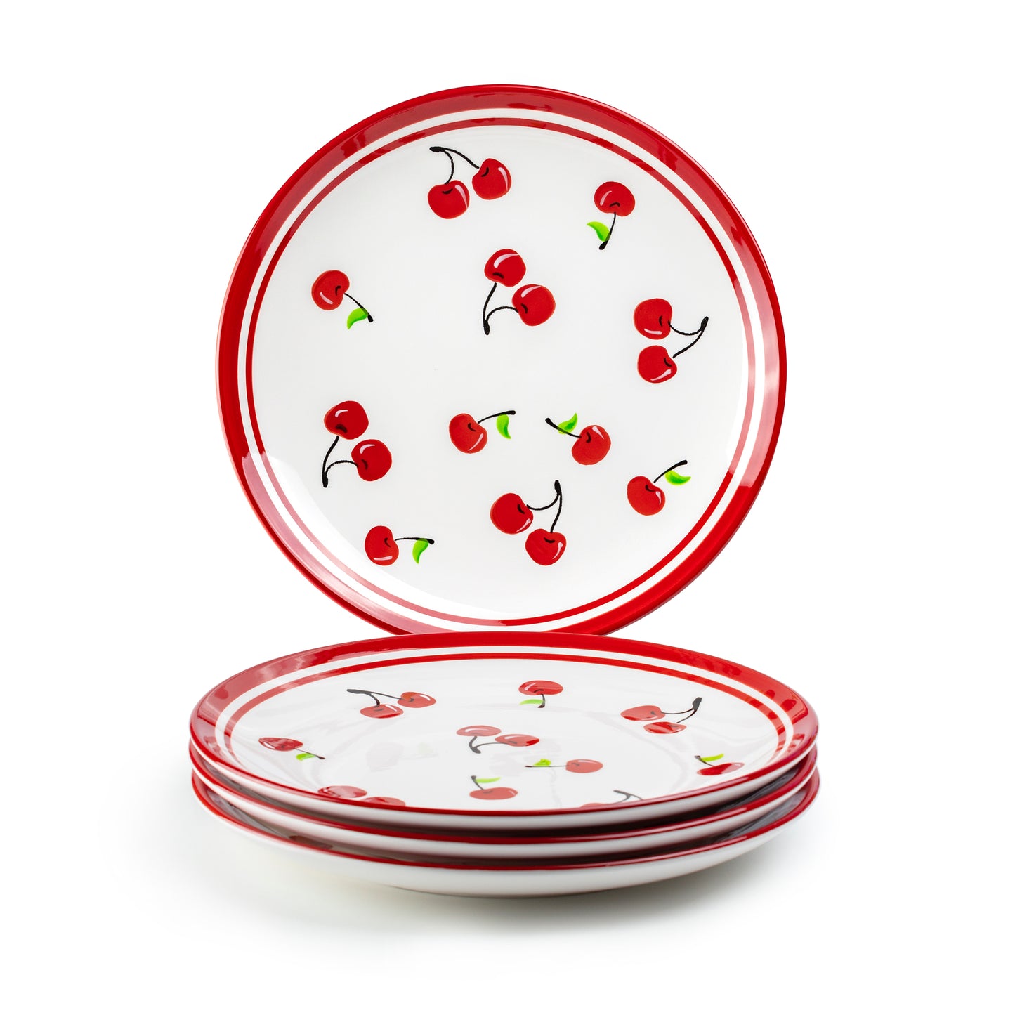 10.5" Red Cherry Plate