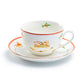 Grace Teaware Christmas Rocking Horse Fine Porcelain Tea Cup and Saucer