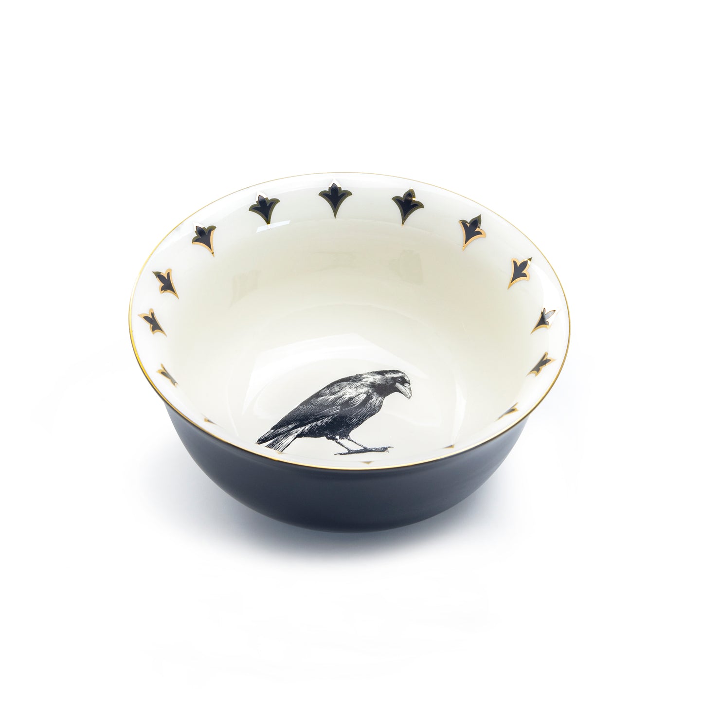 Potter's Studio Halloween Raven Bowl