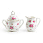 Rose Bud Fine Porcelain Children's Sugar & Creamer Set