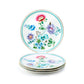 7.5" Mint Flower Garden Fine Porcelain Dessert Plate