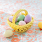 Hand Woven Easter Small Basket - Yellow