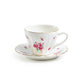 Rose Bud Fine Porcelain Children's Tea Cup and Saucer