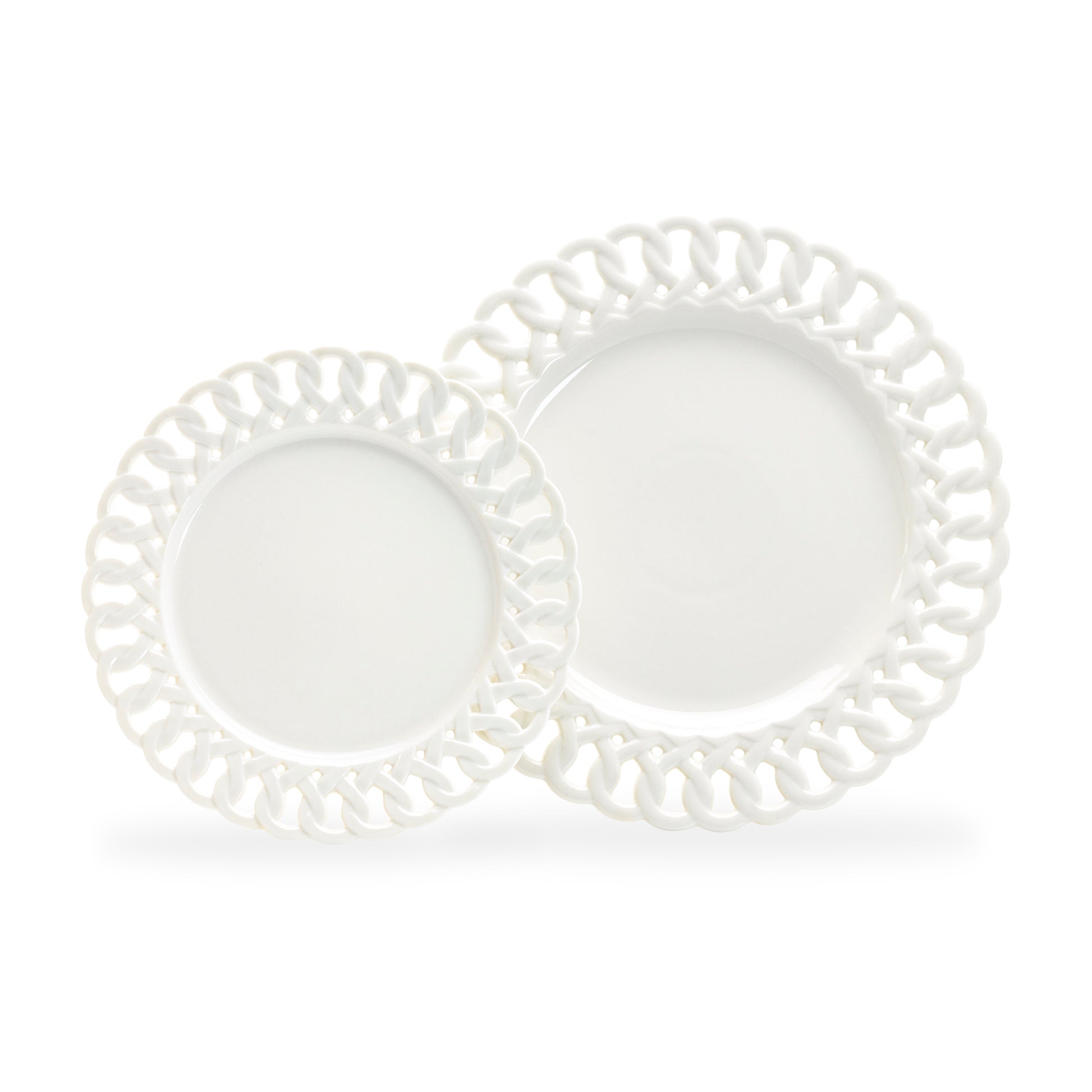 Grace Teaware White Heirloom Fine Porcelain Dessert / Dinner Plate