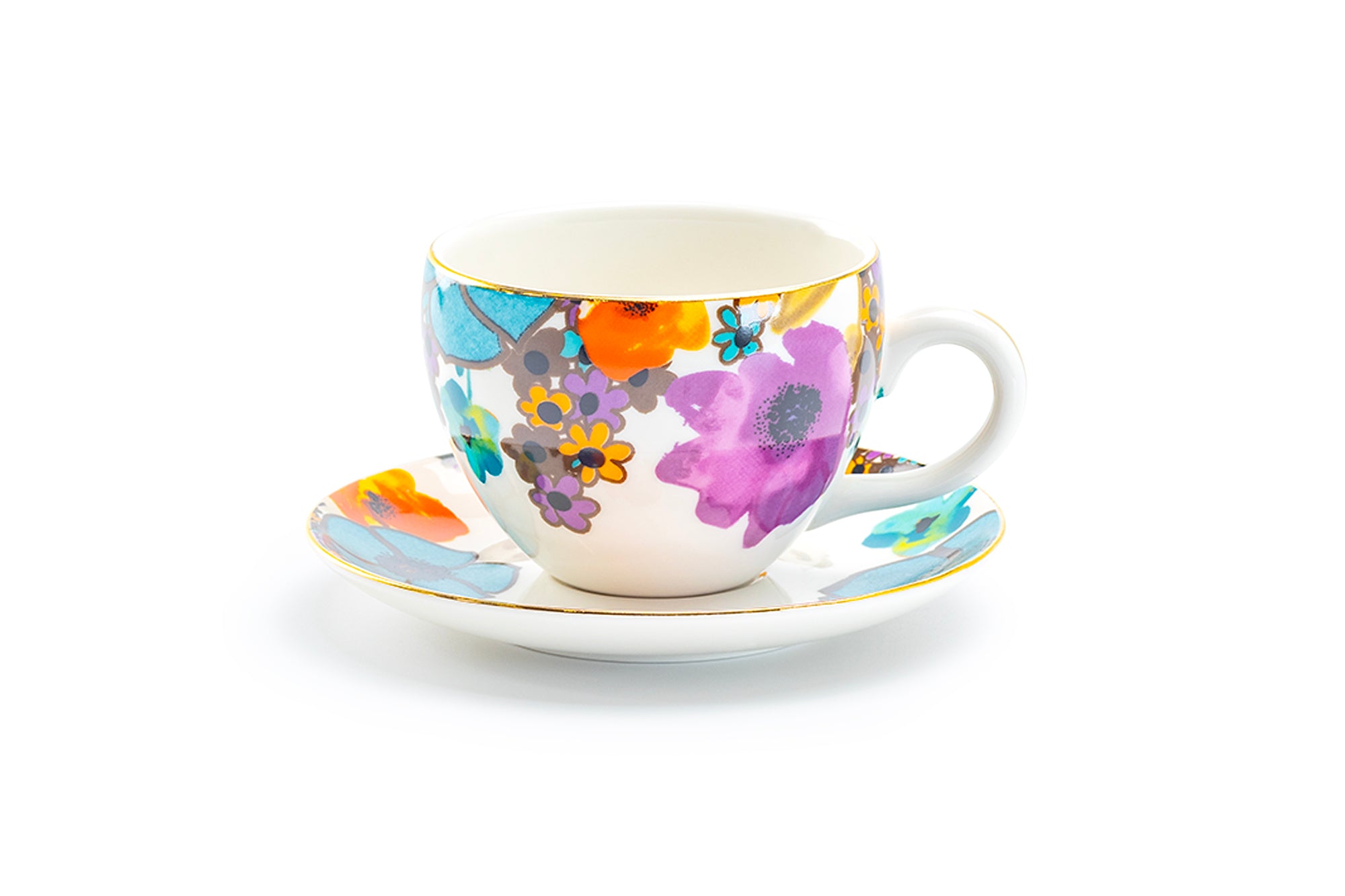 Grace Teaware Meadow Joy Fine Porcelain Cup and Saucer – GracieChinaShop