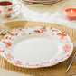 Red Village Fine Porcelain Dessert/Dinner Plate