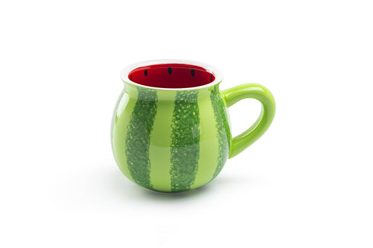 Terramoto Ceramic Watermelon Hand Painted Mug