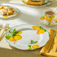 Lemon Garden Fine Porcelain Dessert/Dinner Plate