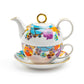 Grace Teaware Meadow Joy Fine Porcelain Tea For One Set