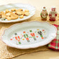 14" Holiday Royal Nutcrackers Fine Porcelain Oval Serving Platter