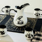 Halloween Witches Brew Pitcher + 4 Mugs Set