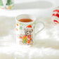 Christmas Tree and Bears Bone China Mug Set of 4