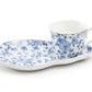 Blue Katie Rose Fine Porcelain Tea Snack Set