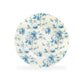 8.25" Blue Rose Toile Fine Porcelain Dessert Plate