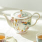 Grace Teaware Spring Flowers with Hummingbird Fine Porcelain Tea Set ...