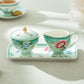 Mint Flower Garden Fine Porcelain Tea Set