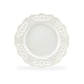 White Victorian Fine Porcelain Dessert/Dinner Plate