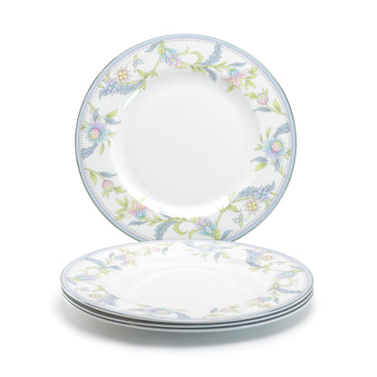 Gracie Bone China Lotus Garden Bone China Dinner Plate set
