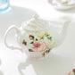 Liz's Rose Garden Bone China 11-Piece Tea Set