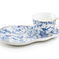 Blue Bird Toile Fine Porcelain Tea Snack Set
