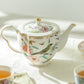 Grace Teaware Spring Flowers with Hummingbird Fine Porcelain Latte Cups ...