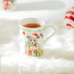 Christmas Tree and Bears Bone China Mug Set of 4