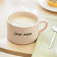 Soup Mood Pink Soup Bowl with Handle