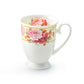 Peony and Strawberry Cream Bone China Mug