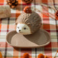 Potter's Studio Fall Hedgehog Mushroom Butter Dish