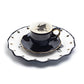 Potter's Studio Halloween Flying Witch Tea Cup and Saucer + Witches Brew Serving Platter