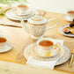 Golden Leopard Fine Porcelain Tea Set