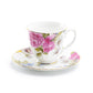 Grace's Rose Bone China Tea Cup and Saucer