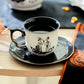Halloween Victorian Skeletons 5-Piece Tea Set