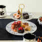 Mystic Web Fine Porcelain 2-Tier Server
