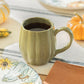 Sage Green Pumpkin Vine Mug